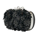 Clutch Self Portrait Silk Black