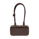 Mini Shoulder Bag Self Portrait Leather Brown