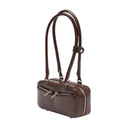 Mini Shoulder Bag Self Portrait Leather Brown