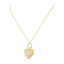 Charm Necklace Self Portrait Metal Gold