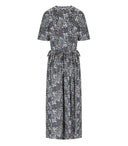 Max Mara Weekend Fascino Blue Floral Long Dress