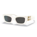 Miu Miu 0 Mu 09 Ws Miu Glimpse White