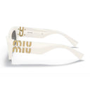 Miu Miu 0 Mu 09 Ws Miu Glimpse White