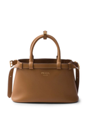 Prada Small Belted Leather Two Way Bag