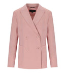 Max Mara Weekend Zinnia Pink Zweireihige Jacke