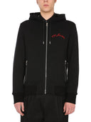 Alexander Mc Queen Hooded Sweatshirt With Zip