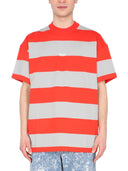 Msgm T Shirt With Embroidered Logo