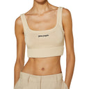 Palm Angels Cotton Cropped Top