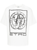 Etro Cotton T -Shirt mit Grafikdruck
