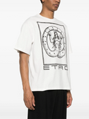 Etro Cotton T -Shirt mit Grafikdruck
