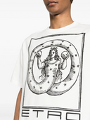 Etro Cotton T -Shirt mit Grafikdruck