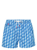 Kiton Swim Shorts With Fish Print