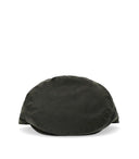Barbour Olive Green Waxed Flat Cap