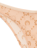 Marine Serre Moonogram Mesh Flock High Waist Panties