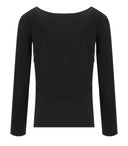 Elisabetta Franchi Haut Noir Avec Logo