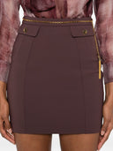 Elisabetta Franchi Skirts Brown