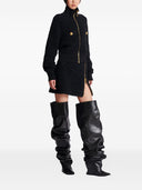 Balmain Coats Black