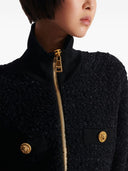 Balmain Coats Black