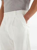Pantaloni Brunello Cucinelli Bianchi