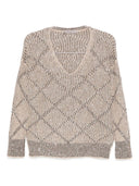 D. Außenpullover Beige