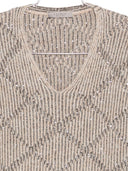 D. Außenpullover Beige
