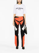 Maglietta Balmain Balmain Cropped con stampa