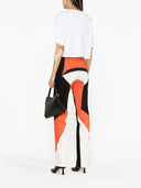 Maglietta Balmain Balmain Cropped con stampa