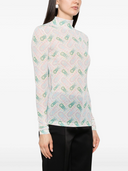 Casablanca Semi Transparent Top With Print