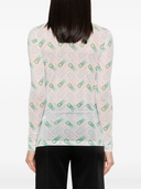 Casablanca Semi Transparent Top With Print