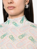 Casablanca Semi Transparent Top With Print