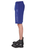 Shorts Alexander Mc Queen avec logo brodé