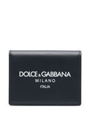 Dolce & Gabbana Leather Wallet With Logo Print