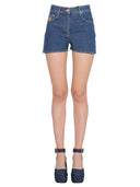 Moschino Bermuda With Embroidered Teddy