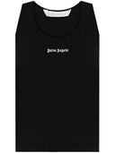 Palm Angels Classic Logo Rib Tank Black Off White