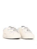 Golden Goose sneakers babyschoolset nappa bovenwerk strepen en sterleren hak wit/power blauw