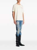 Balmain T -Shirt mit Stickerei
