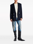 Balmain T -Shirt mit Stickerei
