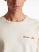 Balmain T -Shirt mit Stickerei