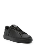 Balmain Leder -Turnschuhe mit Tafeln