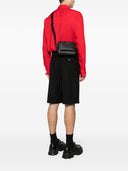 Prada Enamel Logo Messenger Bag