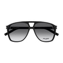 Saint Laurent Sl 596 Dune Linea Corner Angle Black