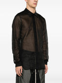 Rick Owens Semi Transparent Cotton Office Shirt