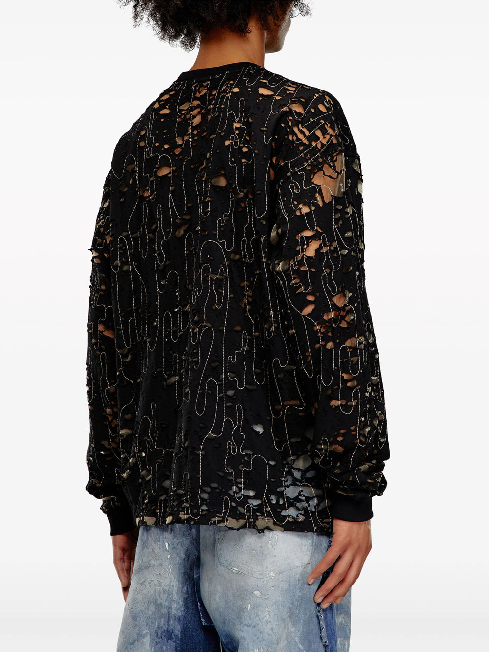 Diesel T Boxt T Shirt With Worn Effect