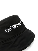 Off White Cappello Bucket Con Ricamo