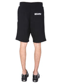 Moschino Bermuda met logo geborduurd