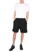 Moschino Bermuda met logo geborduurd