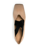 Uma Wang Décolleté i Pelle Con Tacco Largo 40 mm