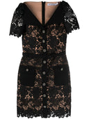 Self Portrait Sangallo Minidress With Belt