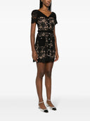 Self Portrait Sangallo Minidress With Belt