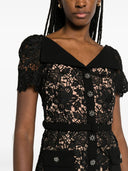 Self Portrait Sangallo Minidress With Belt